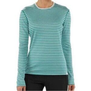 Patagonia Capilene Midweight Striped Thermal Top, Polartec, Size XS